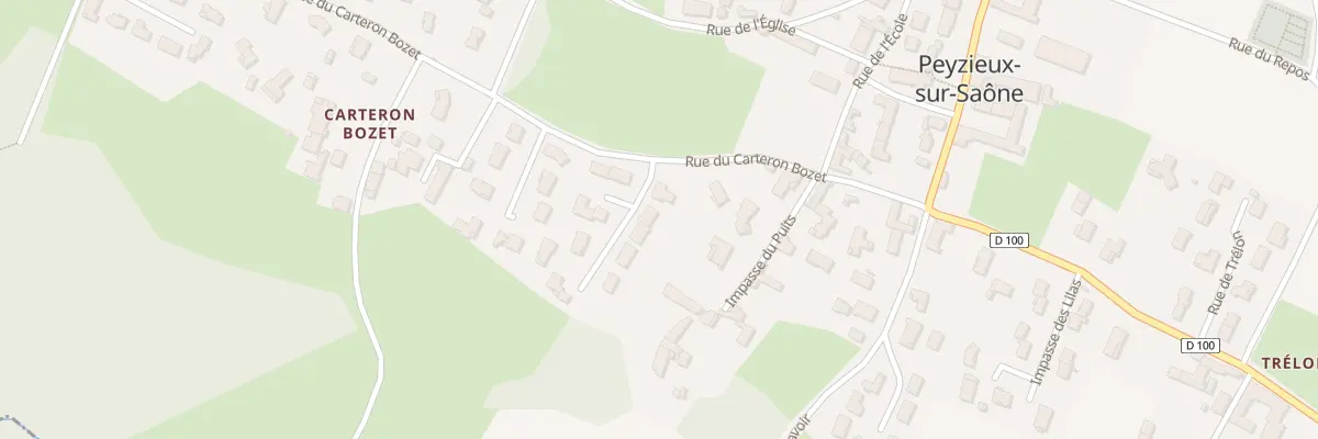 Plan du 93 Imp du Coteau du Vallon à Peyzieux-sur-Saône
