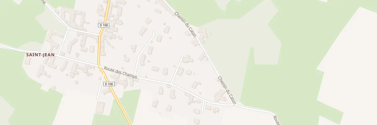 Plan du 5342 Au Caton à Mogneneins