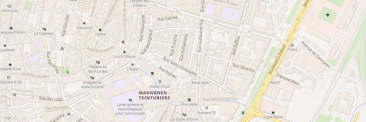 Plan du 15 Rue Paillasserie à Avignon