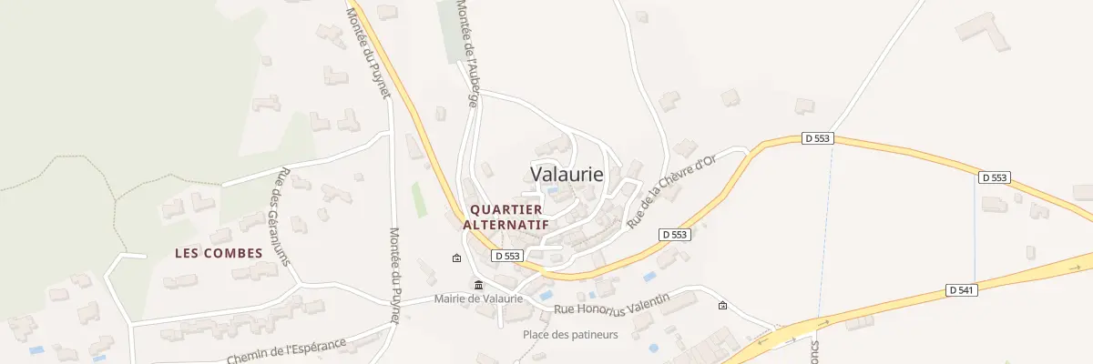 Plan du 5259 Pl de la Liberté à Valaurie