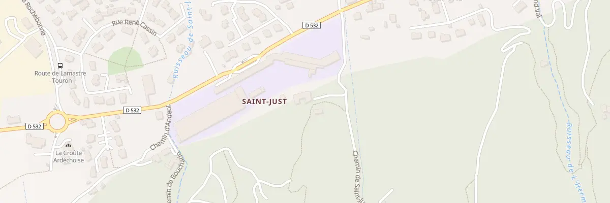 Plan du 67 Rte de Lamastre à Tournon-sur-Rhône