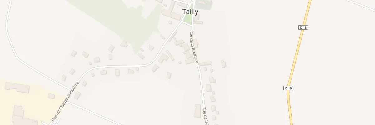 Plan du 8 Rue de la Boutière à Tailly