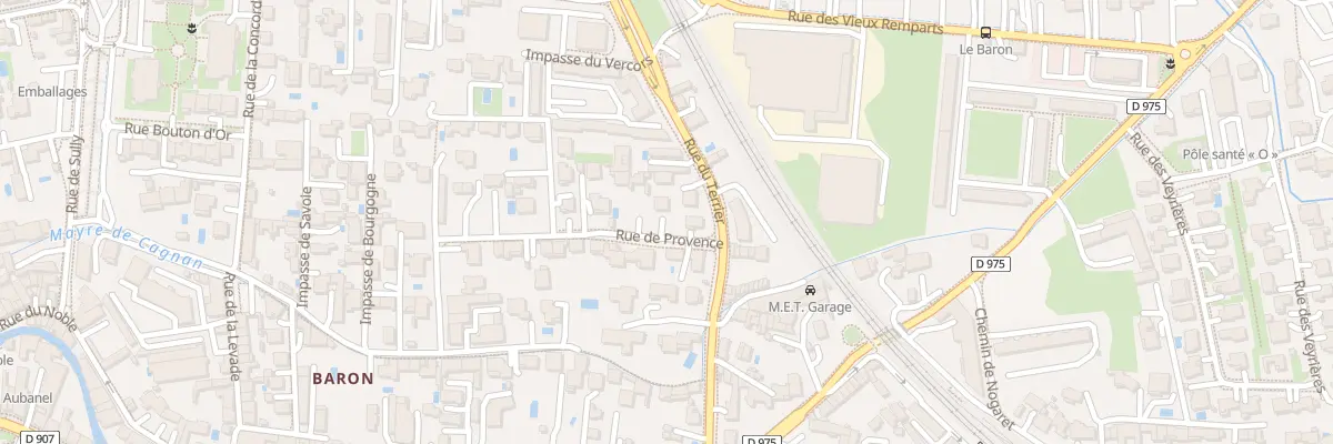Plan du 259 Rue de Provence à Orange