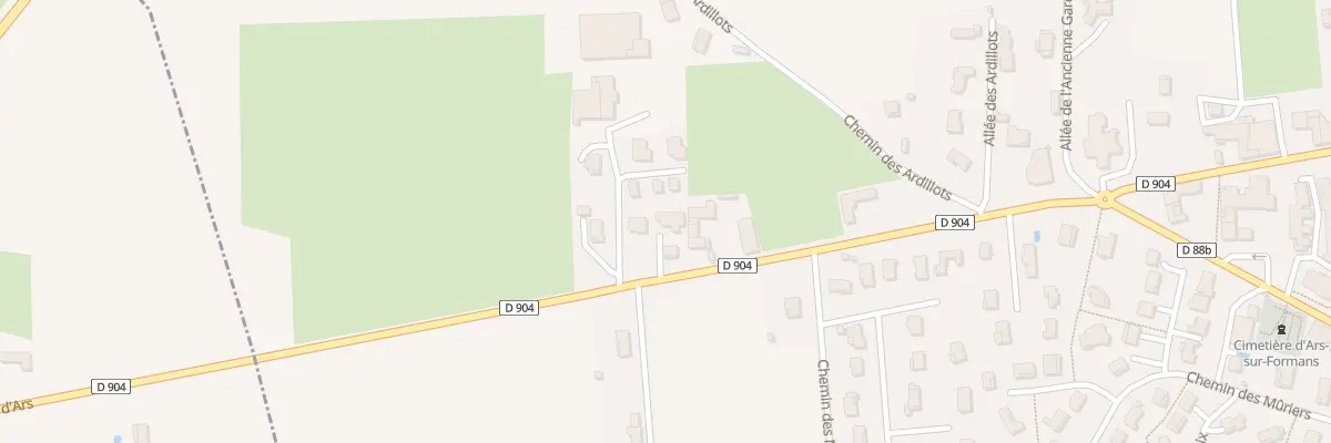 Plan du 321 Rte Départementale 904 à Ars-sur-Formans