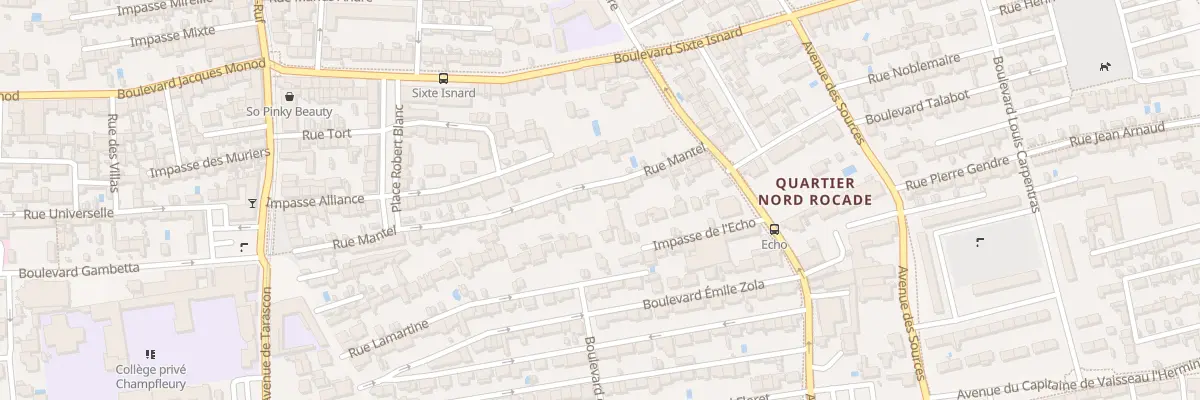 Plan du 34 Rue Mantel à Avignon