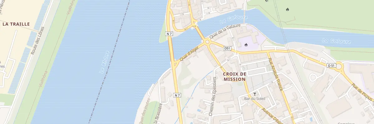 Plan du 2 Quai d’Alger à Saint-Vallier