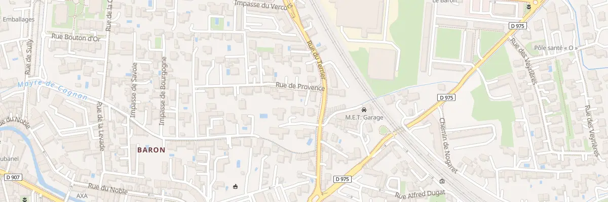 Plan du 280 Rue de Provence à Orange