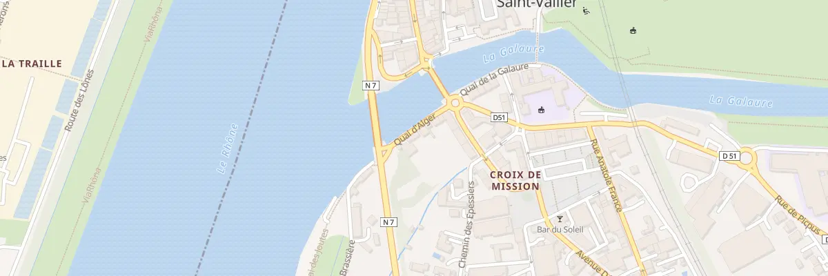 Plan du 8 Quai d’Alger à Saint-Vallier