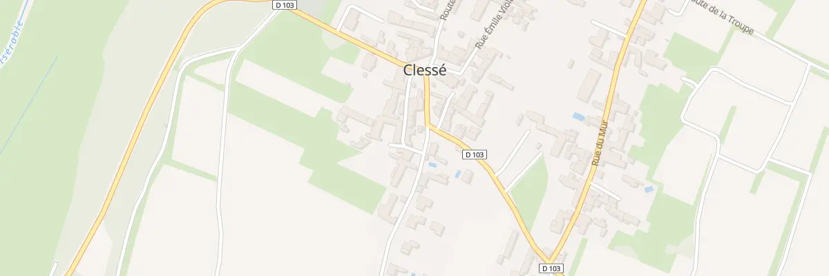 Plan du 16 Rte de Laizé à Clessé