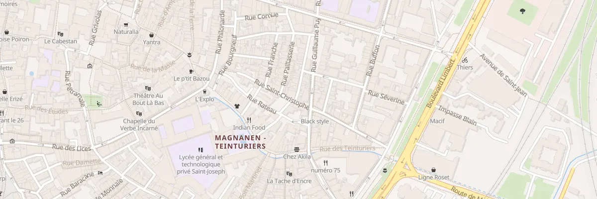Plan du 19 Rue Saint-Christophe à Avignon