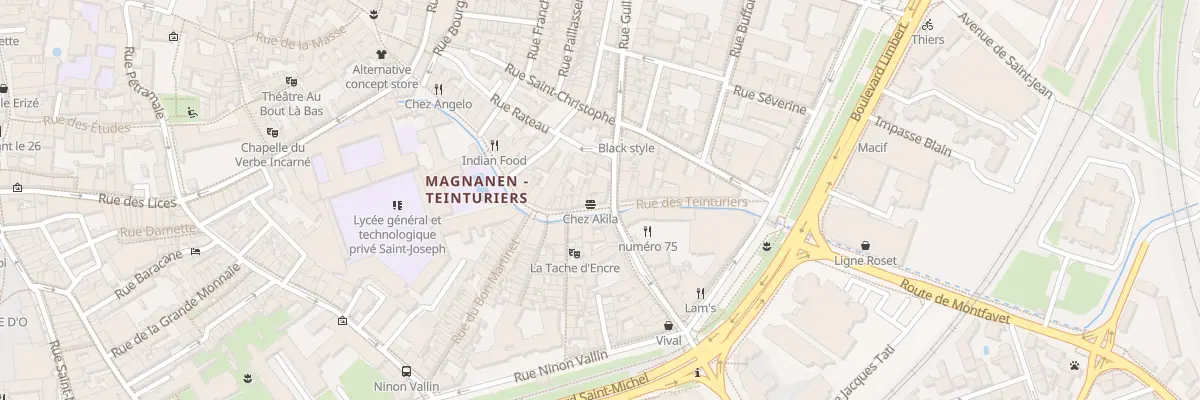 Plan du 67 Rue des Teinturiers à Avignon