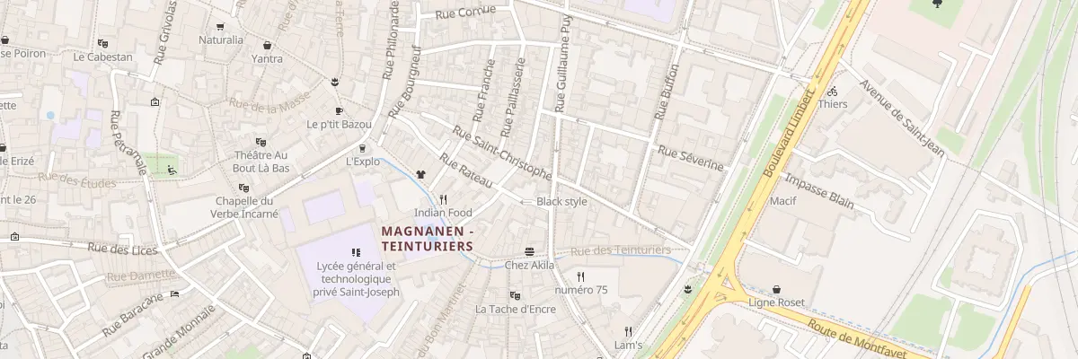 Plan du 28 Rue Saint-Christophe à Avignon
