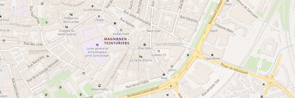 Plan du 26 Rue des Teinturiers à Avignon