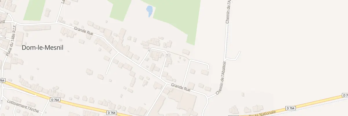 Plan du 13 Rue du Petit Mesnil à Dom-le-Mesnil
