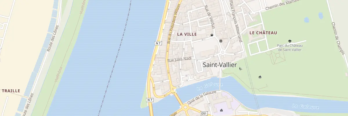 Plan du 5 Rue Jules Nadi à Saint-Vallier