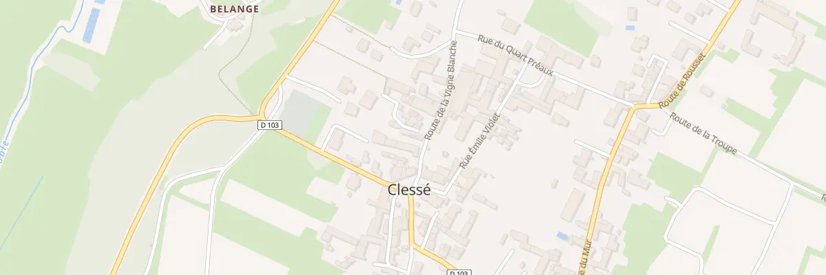 Plan du 846 Rte de la Vigne Blanche à Clessé