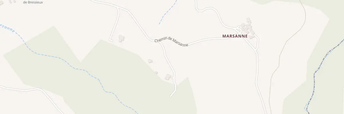 Plan du 420 Che de Marsanne à Saint-Romain-de-Lerps