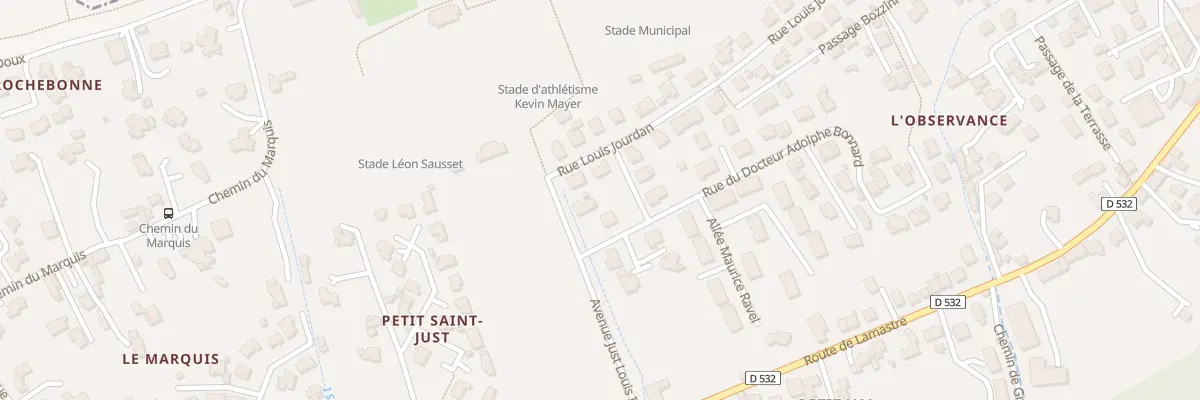 Plan du 4 Rue de la Resistance à Tournon-sur-Rhône