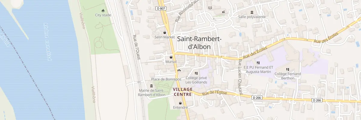 Plan du 2 Rue de la Place à Saint-Rambert-d’Albon