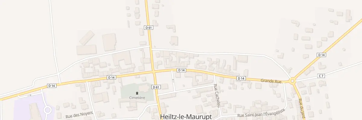 Plan du 28 Gr Grande Rue à Heiltz-le-Maurupt