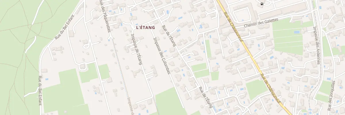 Plan du 278 Rue de l’Étang à Orange