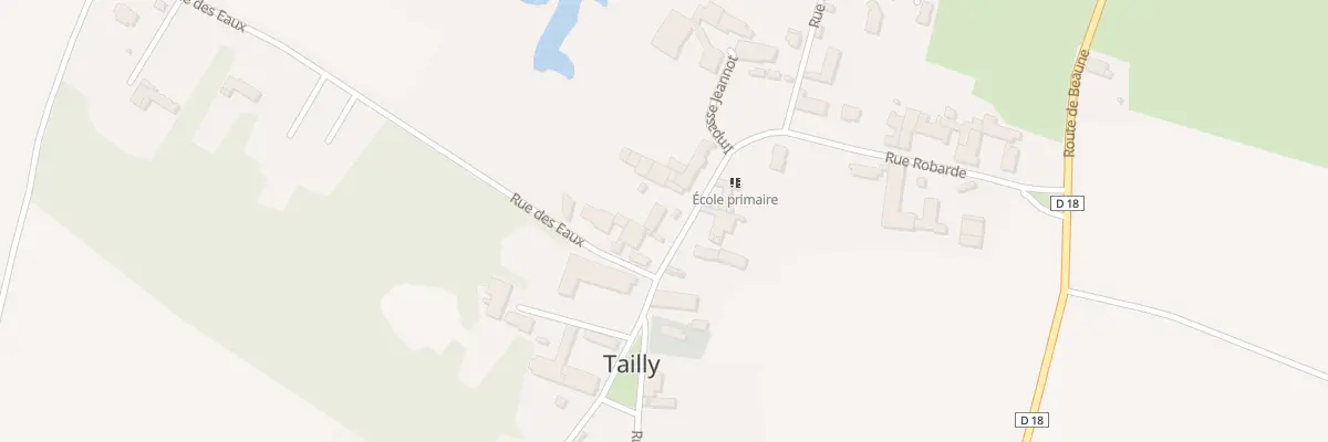 Plan du 5 Rue de l’Eglise à Tailly