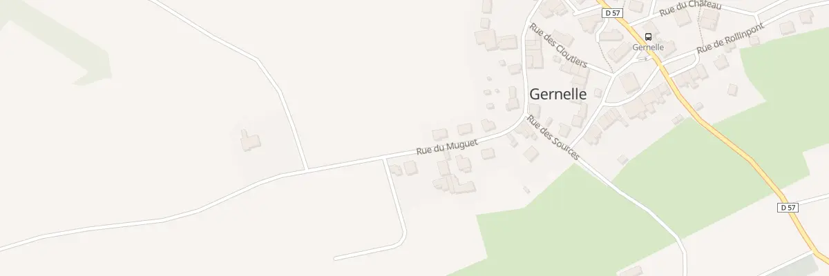 Plan du 30 Rue du Muguet à Gernelle