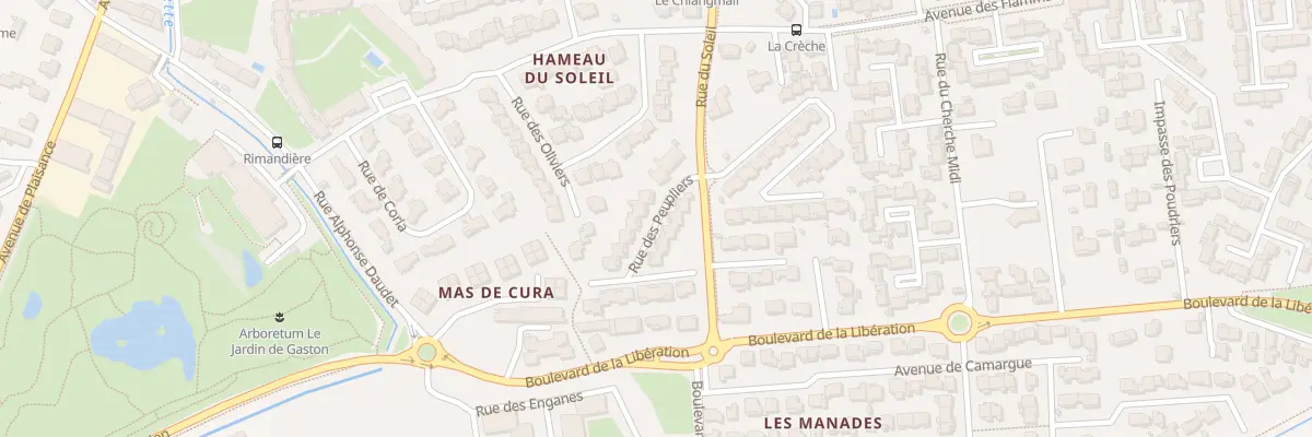 Plan du 6 Rue des Aubépines à Saint-Martin-de-Crau