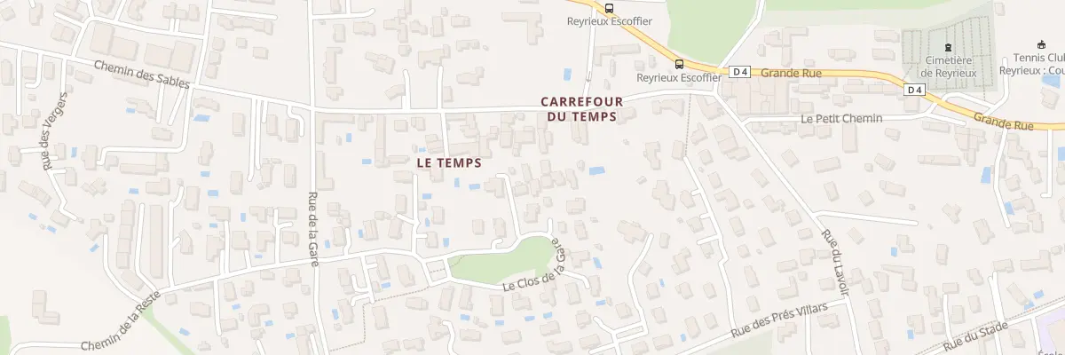 Plan du 171B Che du Temps à Reyrieux