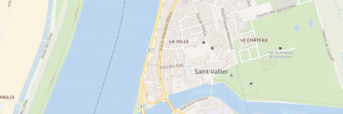 Plan du 7 Rue du Champ à Saint-Vallier