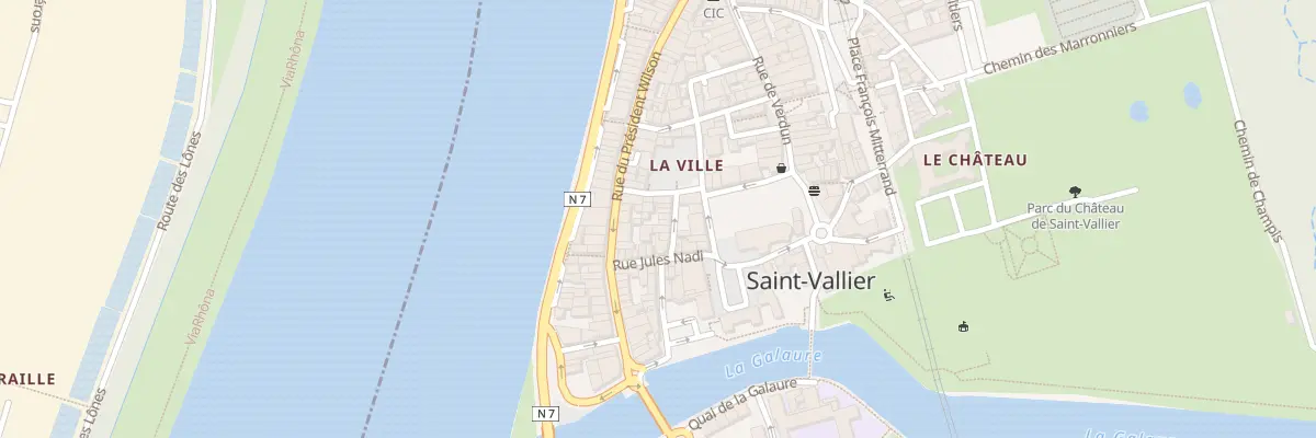 Plan du 9 Rue du Champ à Saint-Vallier