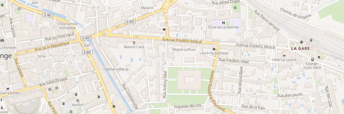 Plan du 51 Rue Antony Réal à Orange