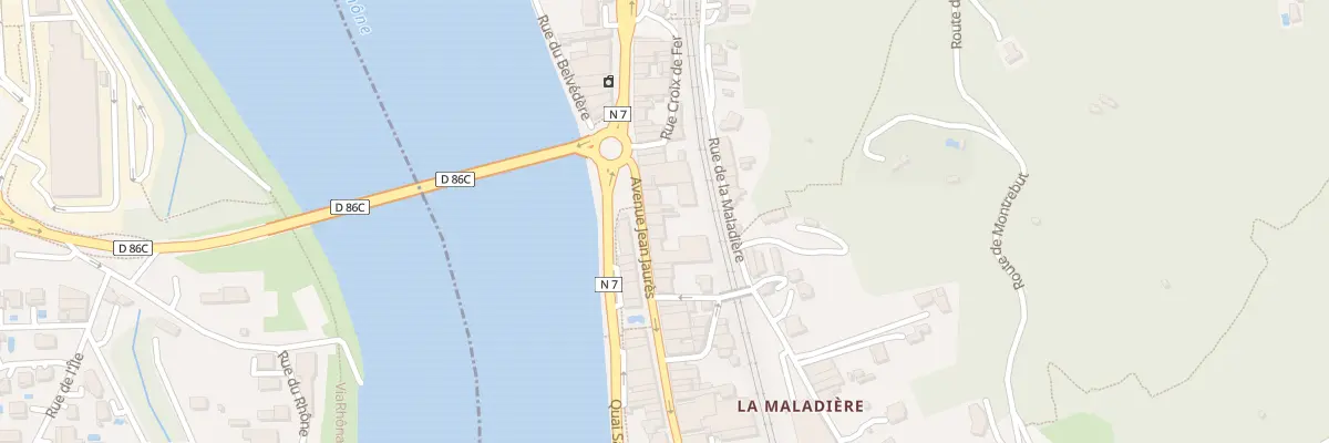 Plan du 82 Av Jean Jaurès à Saint-Vallier