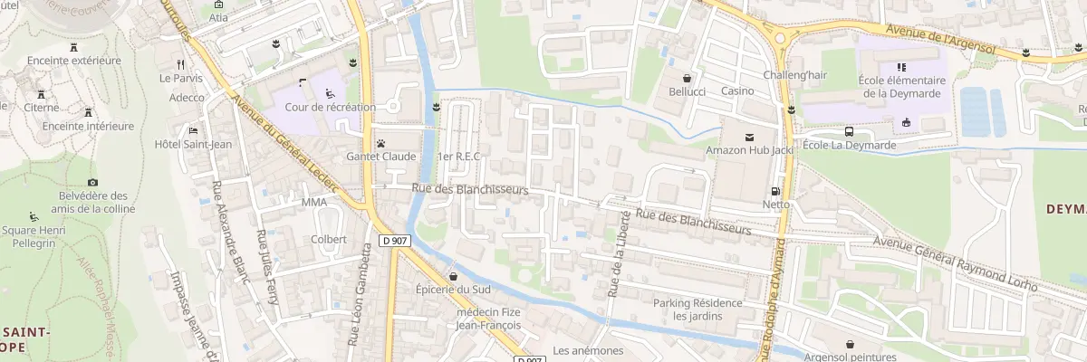 Plan du 177 Rue des Blanchisseurs à Orange
