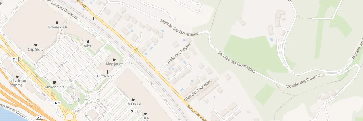 Plan du 54 All des Noyers à Chasse-sur-Rhône