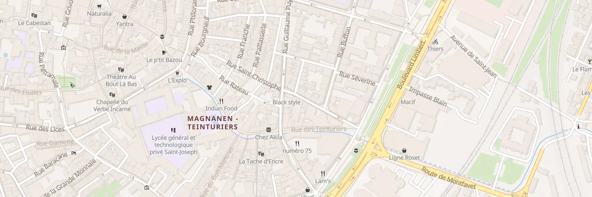 Plan du 34 Rue Saint-Christophe à Avignon