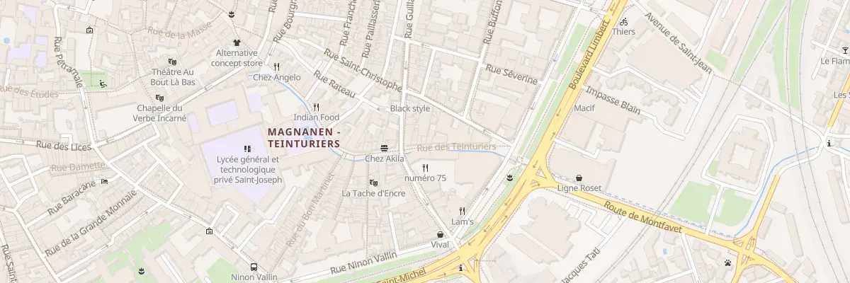Plan du 77 Rue des Teinturiers à Avignon
