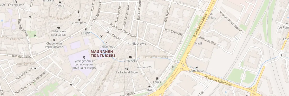 Plan du 36 Rue Saint-Christophe à Avignon