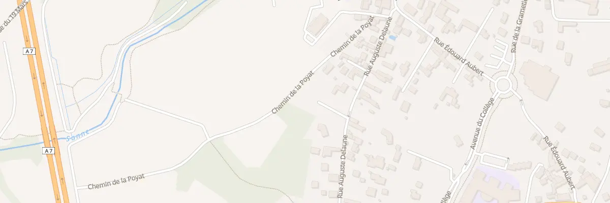 Plan du 57 Imp de la Poyat à Salaise-sur-Sanne