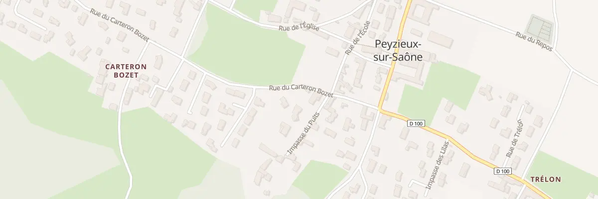 Plan du 5209 Carteron Bozet à Peyzieux-sur-Saône