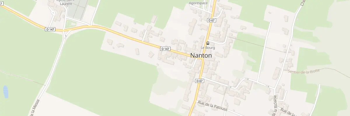 Plan du 54 Rue Saint Hubert à Nanton