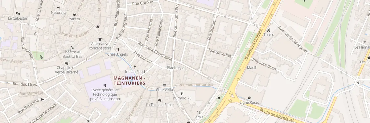 Plan du 29 Rue Saint-Christophe à Avignon