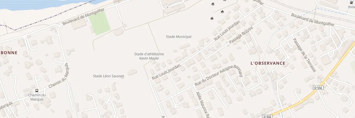 Plan du 28 Rue Louis Jourdan à Tournon-sur-Rhône
