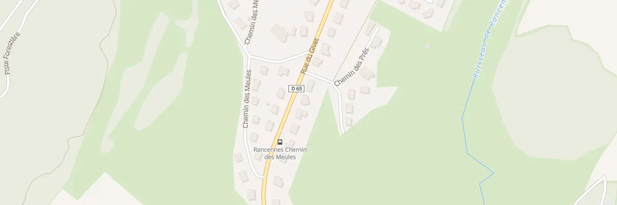Plan du 61 Rue de Givet à Rancennes