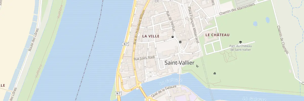 Plan du 3 Rue de la Caserne à Saint-Vallier