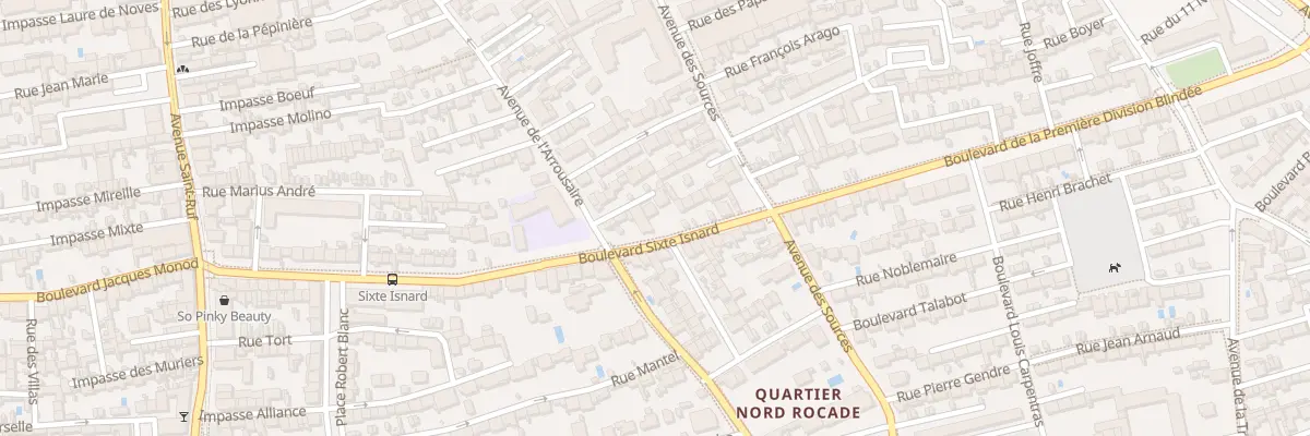 Plan du 56 Bd Sixte Isnard à Avignon