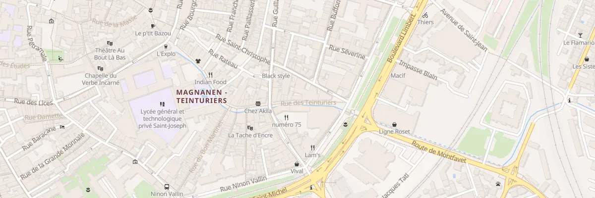 Plan du 81 Rue des Teinturiers à Avignon
