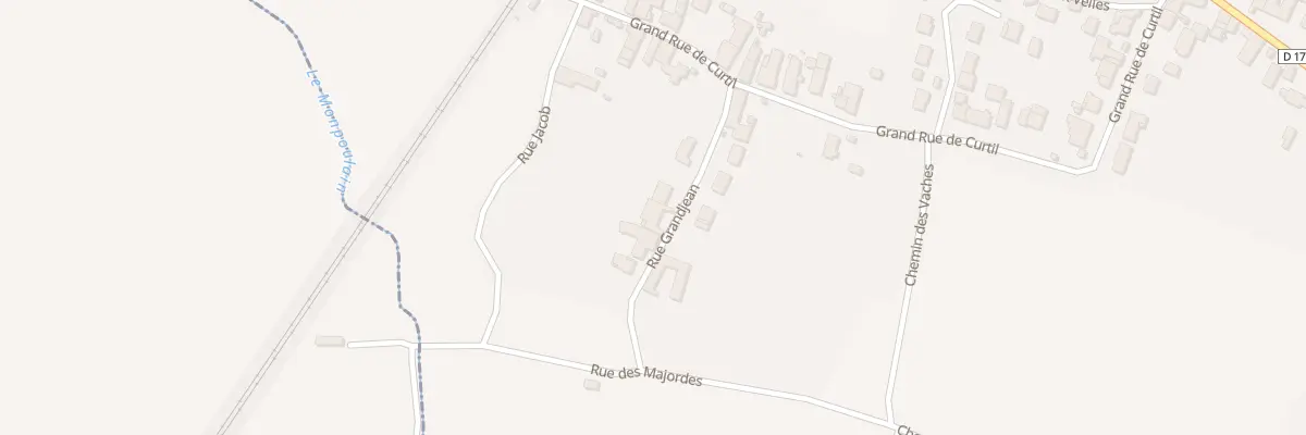 Plan du 6 Rue Grandjean à Bligny-lès-Beaune