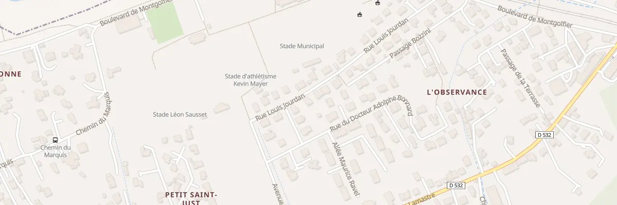 Plan du 29 Rue Louis Jourdan à Tournon-sur-Rhône