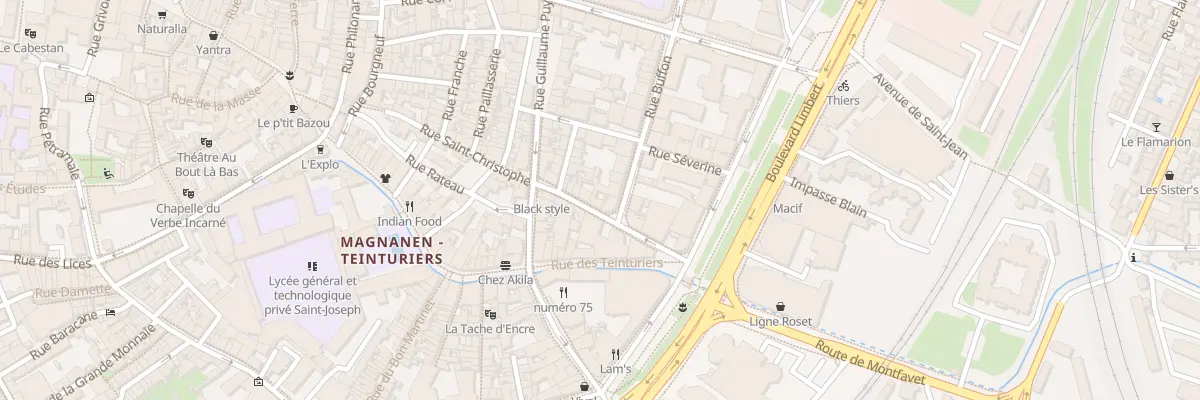 Plan du 35 Rue Saint-Christophe à Avignon
